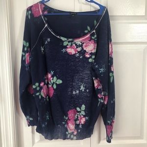 Floral sweater
